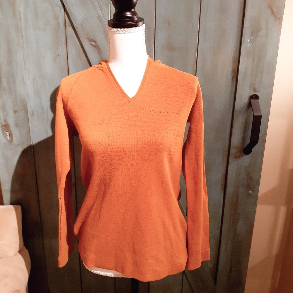 Orange sweater